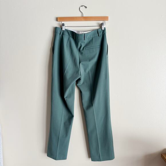 Maje Sage Green Straight Cup Tailored Trouser Pants Size 36 or Small - Picture 7 of 10
